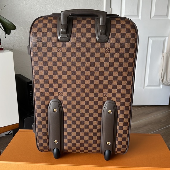 *SOLD* Louis Vuitton Pegase 55 Carry On Suitcase Brown Damier Ébène - Picture 3 of 17